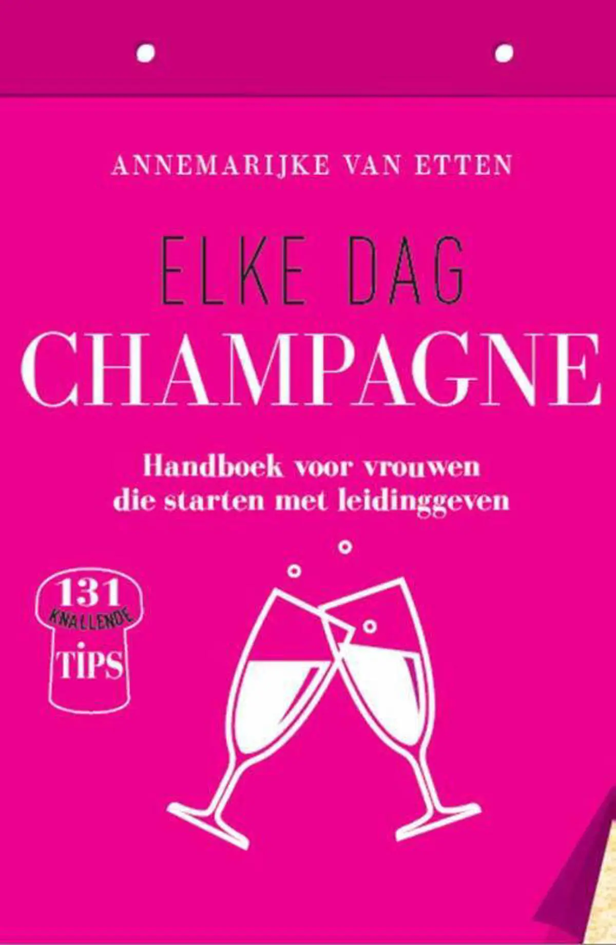 Elke dag champagne - Handboek voor vrouwen die starten met leidinggeven - Annemarijke van Etten